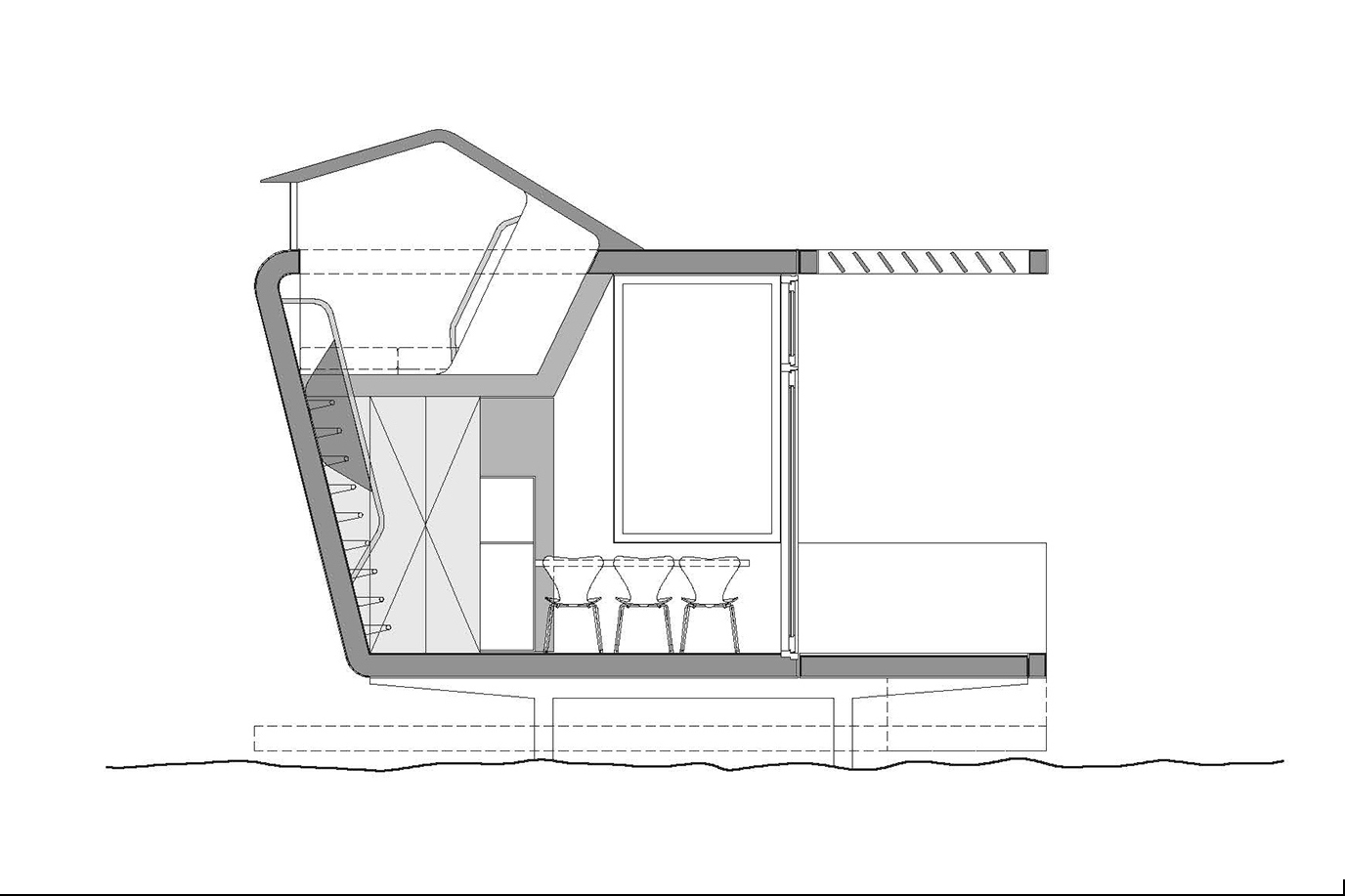 Section over Living Area